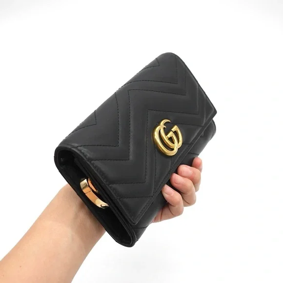 🍓GUCCI Marmont Logo Wallet - Picture 13 of 16